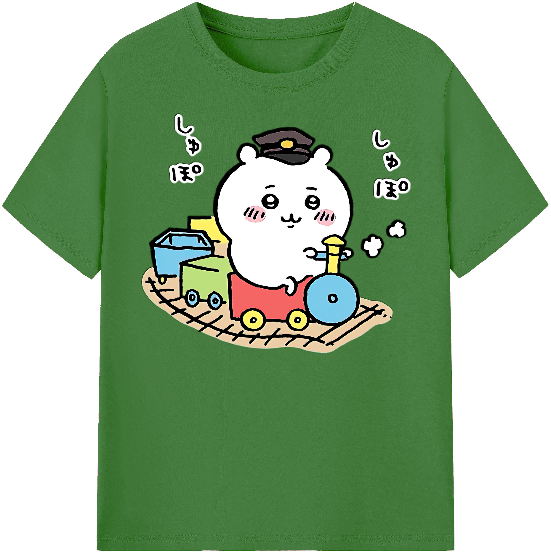 （画像用） ちいかわ ちいかわ Chii-kawa chiikawa レディースカジュアルプリントTシャツ（綿100％）